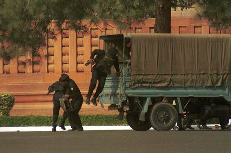 2001 Parliament attack All five terrorists were killed along with eight security personnel and a gardener. Express Archive Ravi Batra
