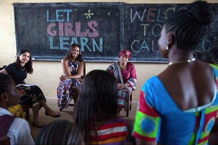 Michelle Obama says 62 million girls are not in school. Never mind investing anything in those girls brothers and future husbands because disenfranchised groups of men with nothing to lose has always ended well