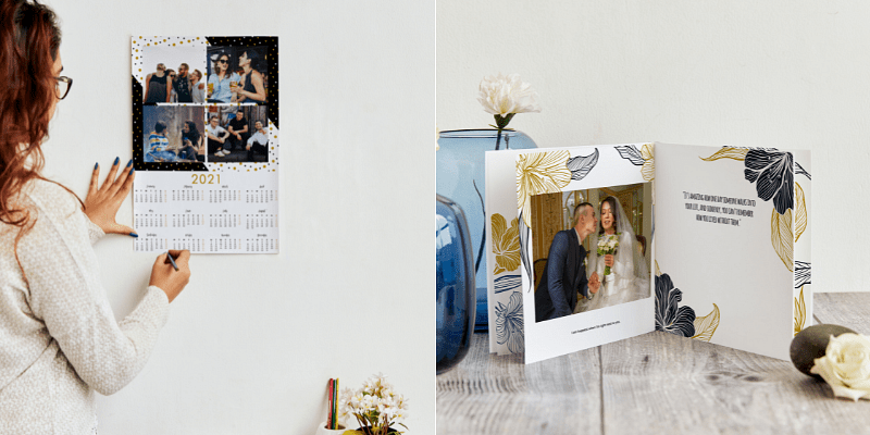 Personalised calendar and photobook by Zoomin