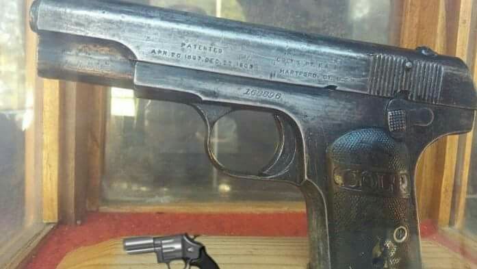 Pistol used by BHAGAT SINGH Assassinate British Police Officer John Saunders Hussainiwala Border Museum Punjab Hussainiwal