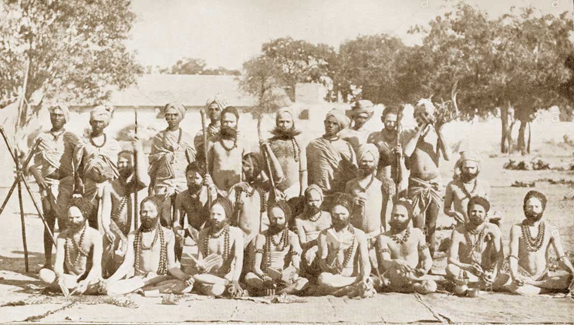 This is a picture of a group of saffron wearing sanyasis who led a revolt against British. Sanyasi rebellion predates Gandhi Nehru by 150 years By Trueindology