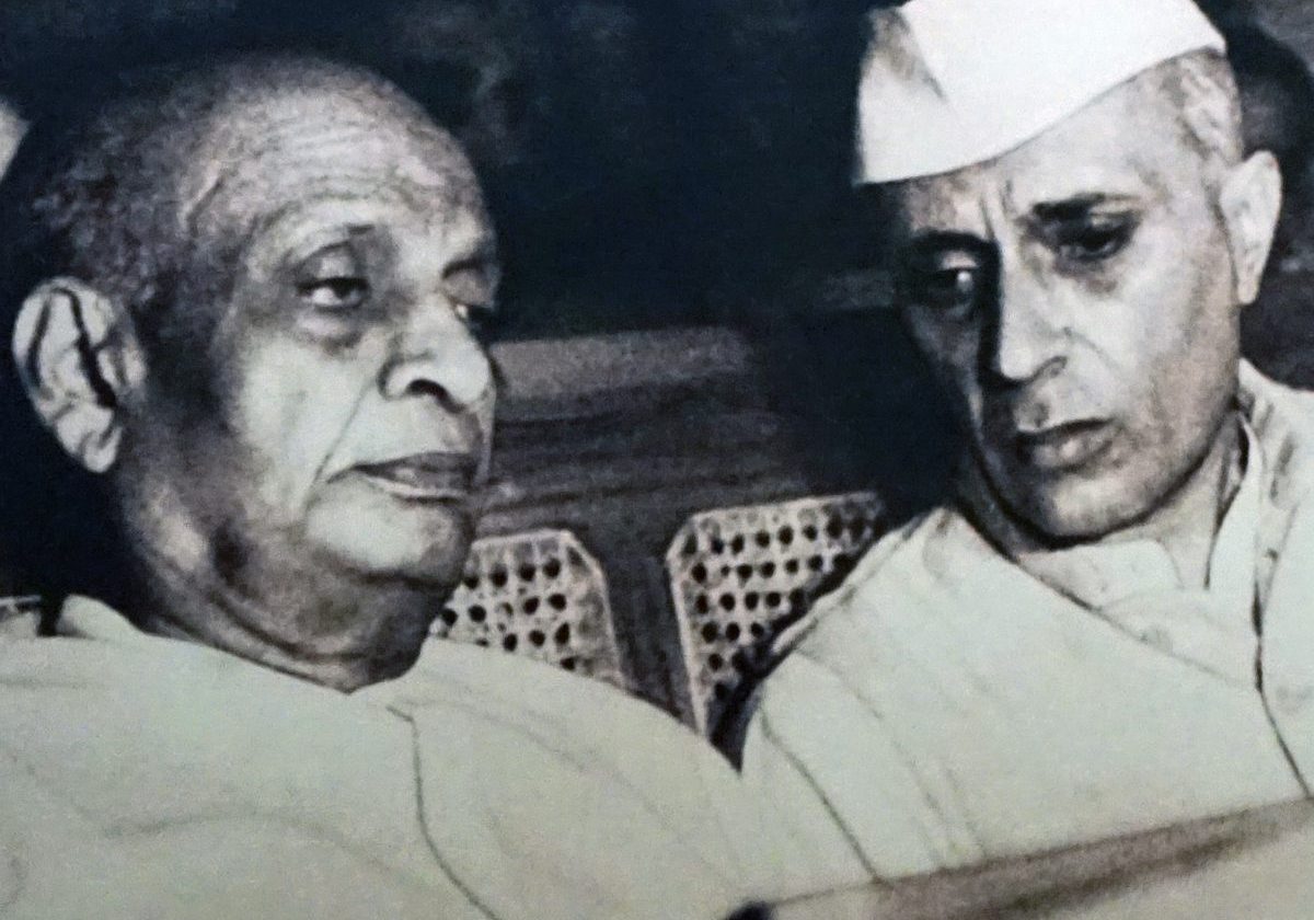 Nehru and Patel disagreement on Kashmir NHB