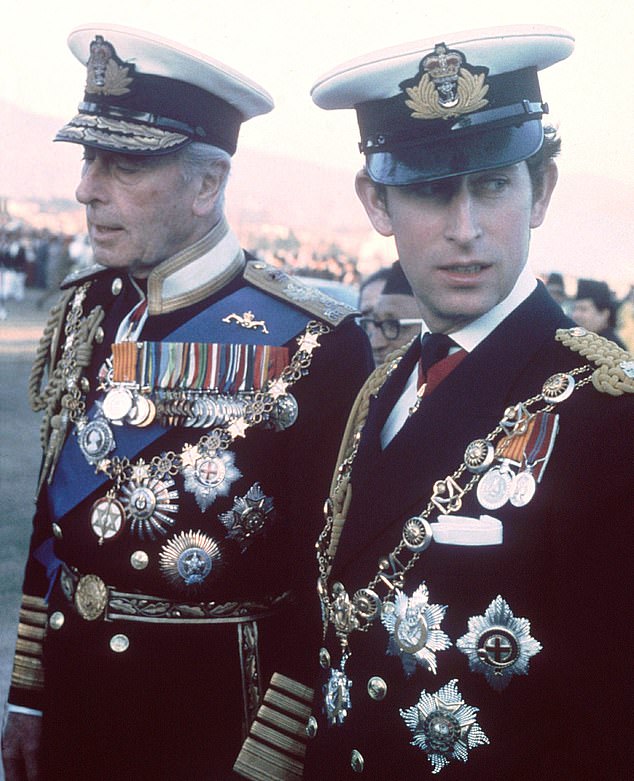 Prince Charles uncle and valued mentor Lord Mountbatten pictured together was a homosexual with a perversion for young boys according to a secret dossier compiled by the FBI