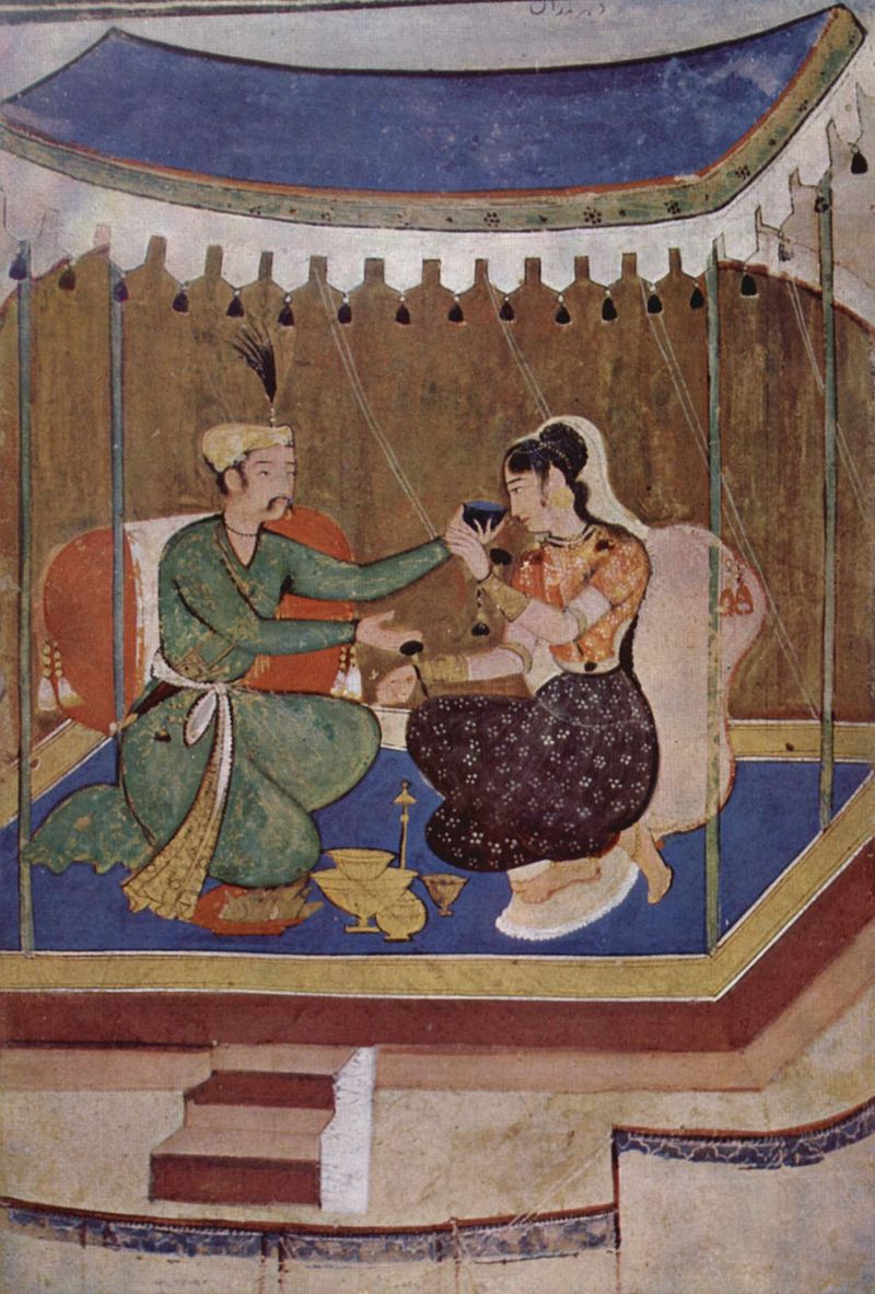 A 17th century Mughal painting