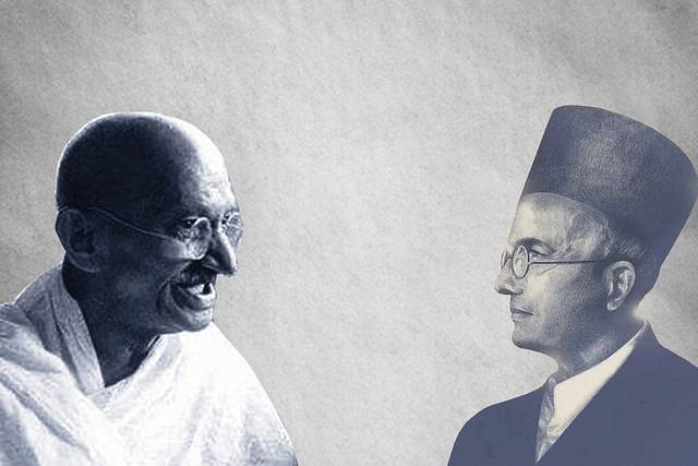 Gandhi and Savarkar