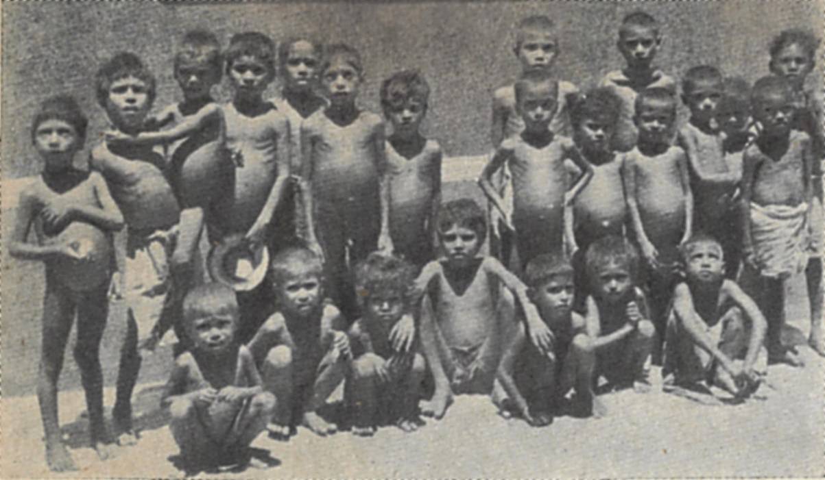 Orphans who survived the famine