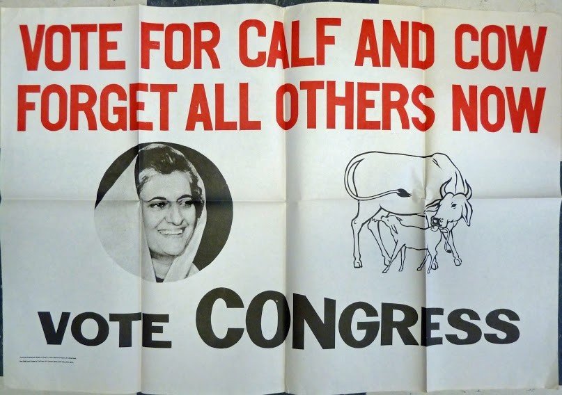 Indira Gandhis Election campaign posters