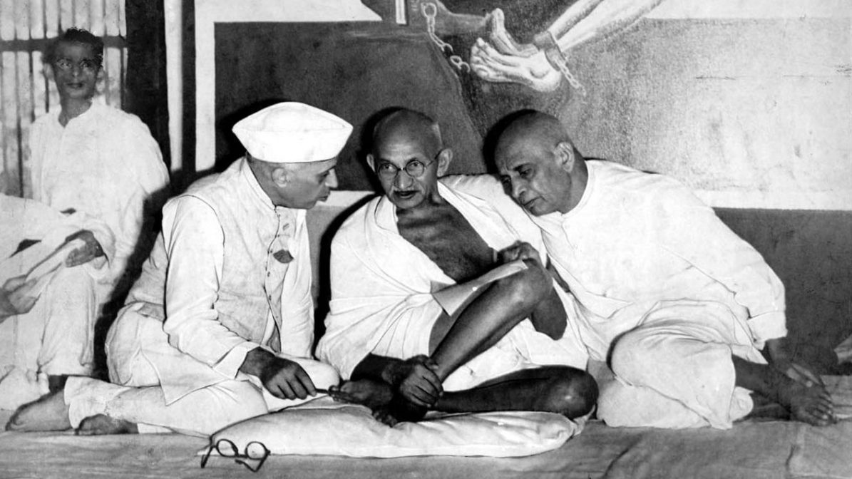 Nehru Gandhi and Patel