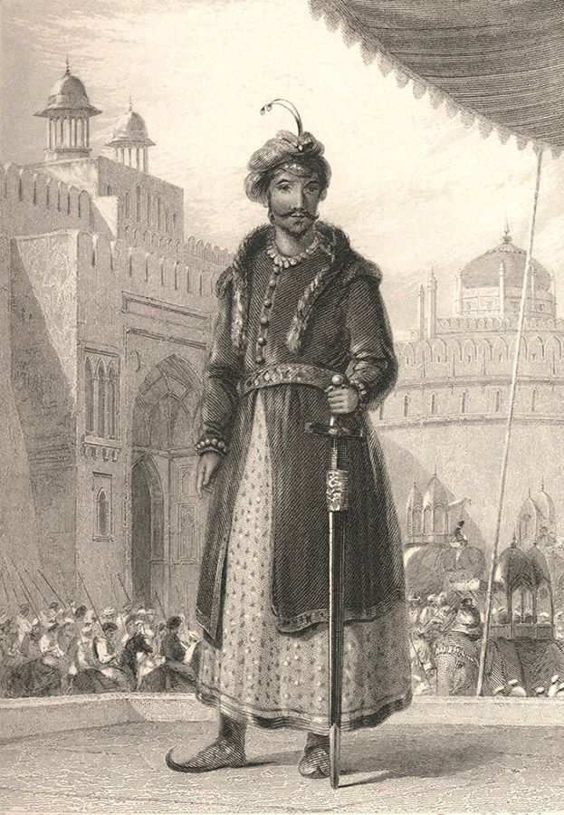 Portrait of Tippoo Saib Tippu Sultan ca. 1840 by John Cochran royalacademy.org.uk