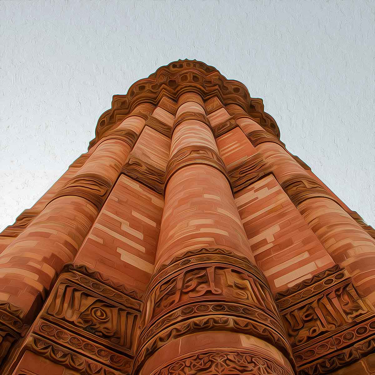 Delhi Tourism website clearly mentions that the 73-metre high Qutub Minar was built using the material obtained from 27 Hindu and Jain temples