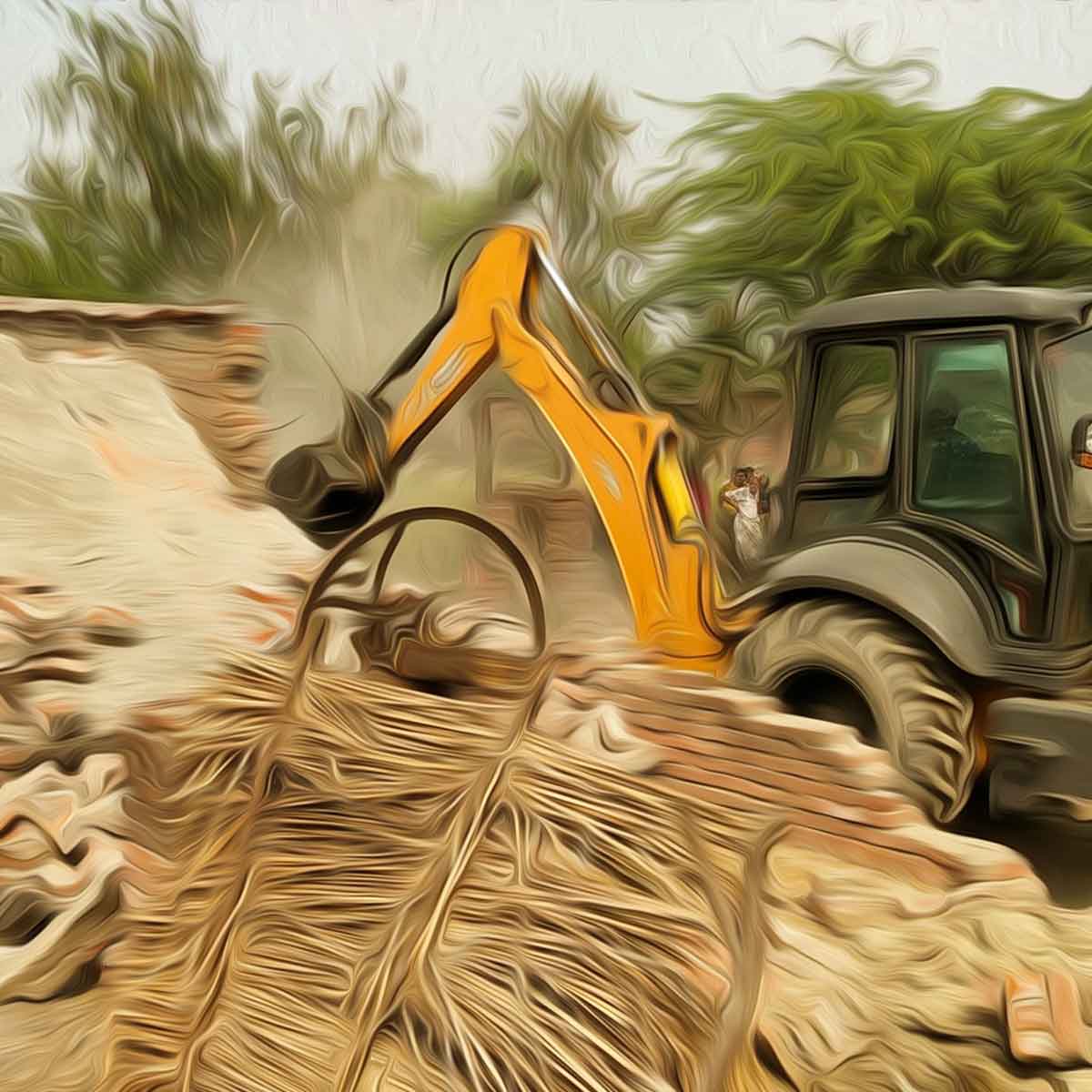 Uttar Pradesh: Bulldozer action continues on illegal properties of Mafia
