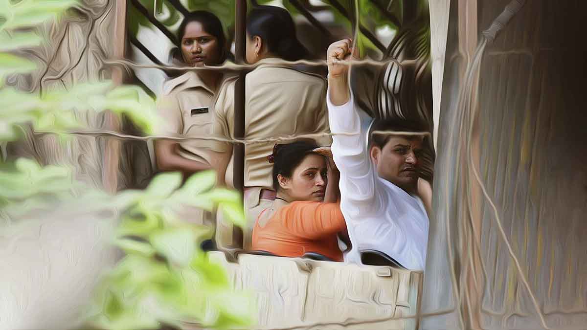 MP Navneet Rana and her husband MLA Ravi Rana arrested by Mumbai police for planning to recite Hanuman Chalisa before Matoshree