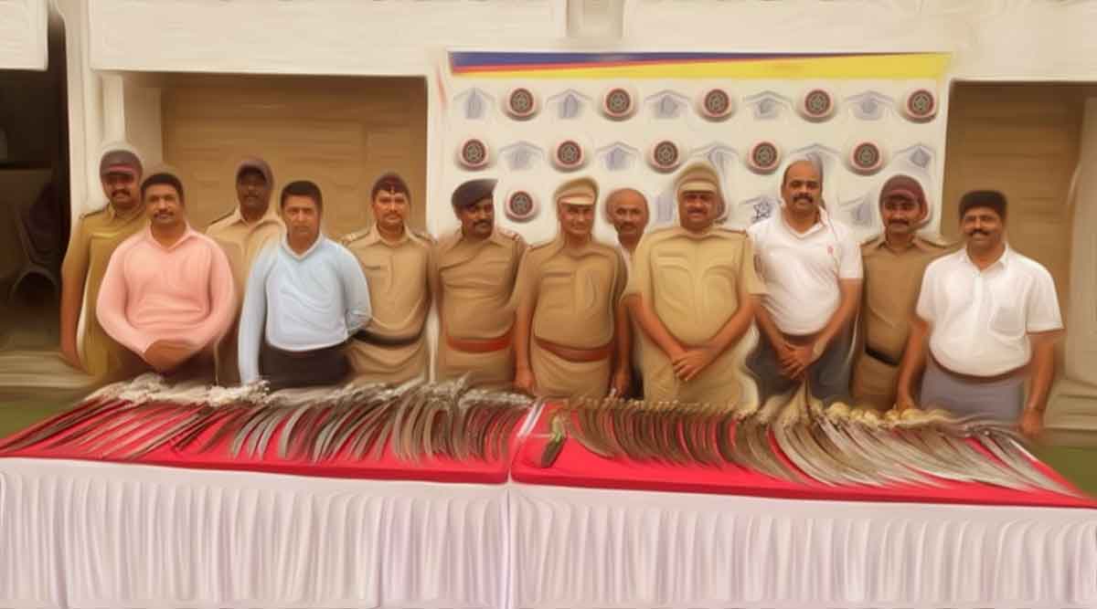 Shaikh Abrar Shaikh Jamil alias Shahrukh was taken into custody after 31 swords and a khukri was recovered by the police