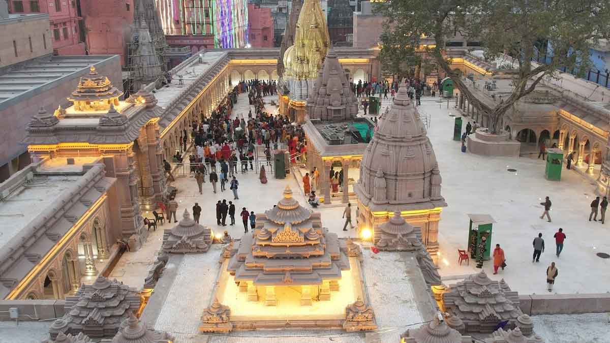 The newly conceived Kashi Vishwanath corridor, the Nandi and the Gyanwapi well have been integrated into the new temple complex